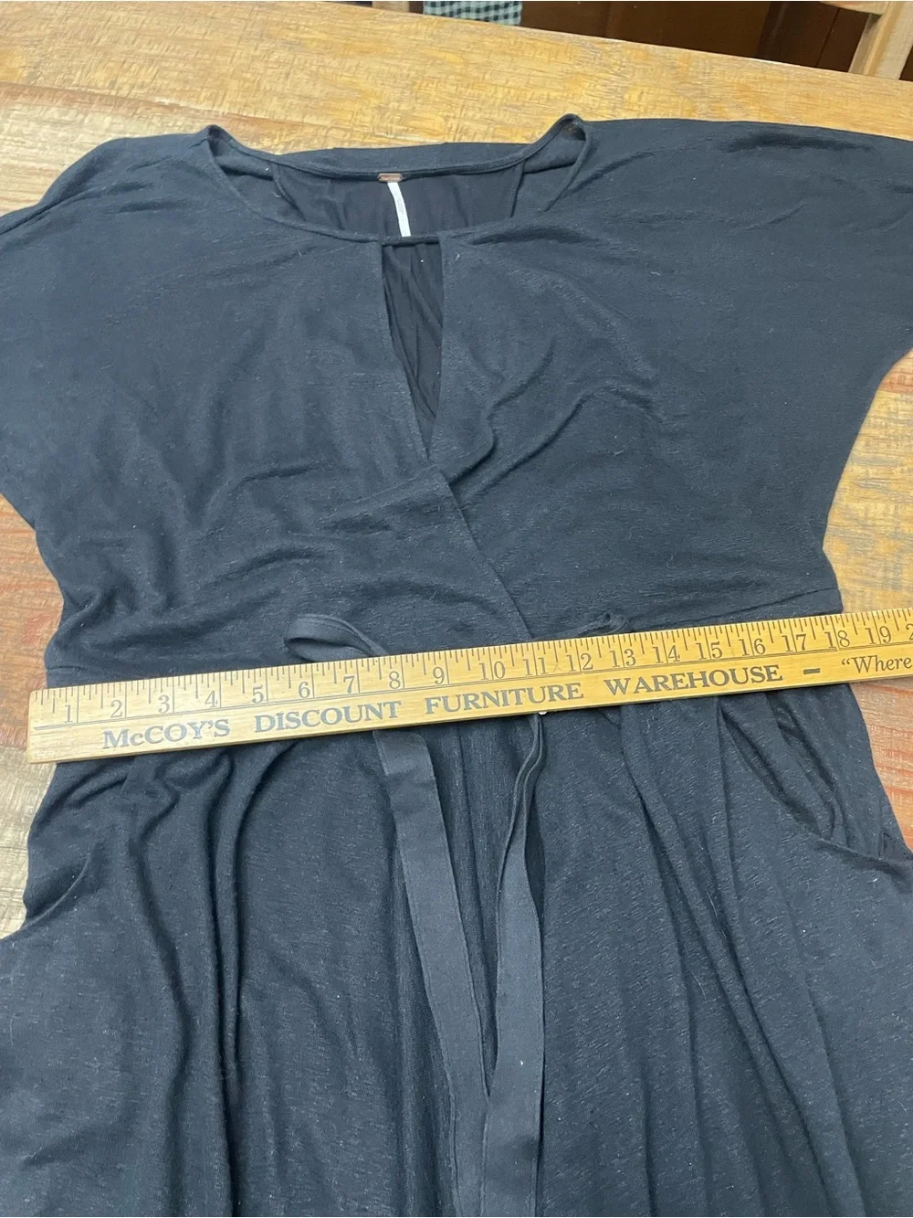 Free People Large linen blend dress pockets